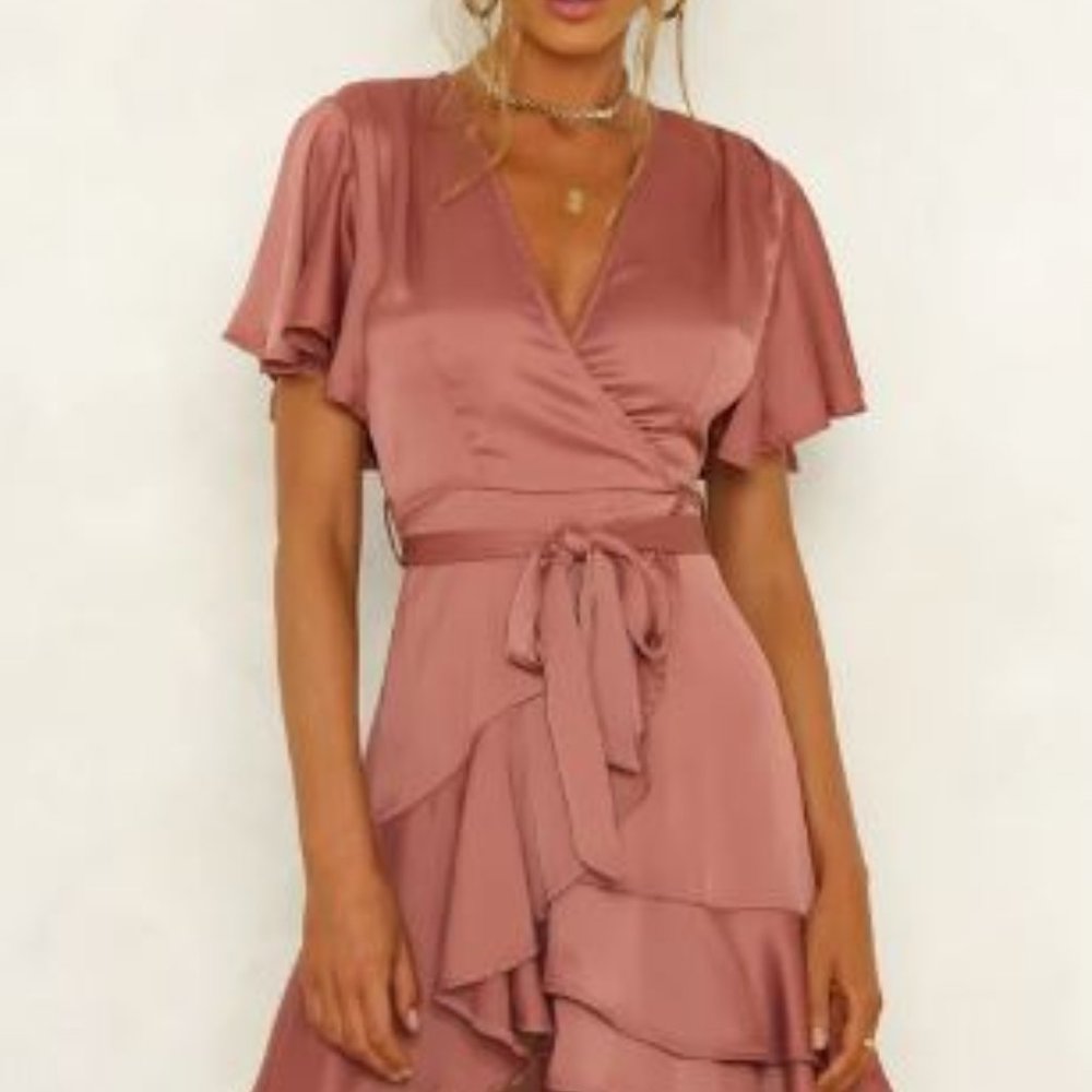 Hello Molly - "SO YESTERDAY DRESS ROSE"